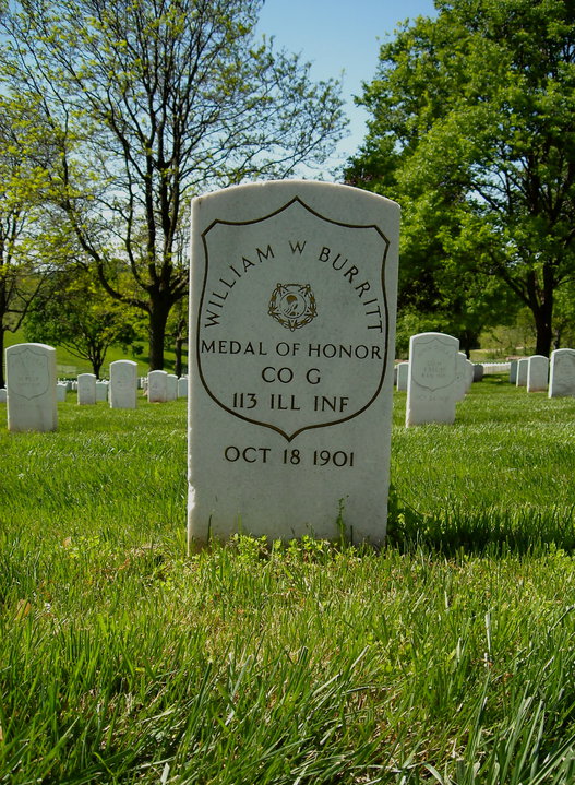 Medal of Honor Recipient Private William Wallace Burritt, Sr.